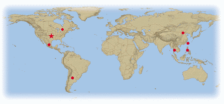 International Sales Map